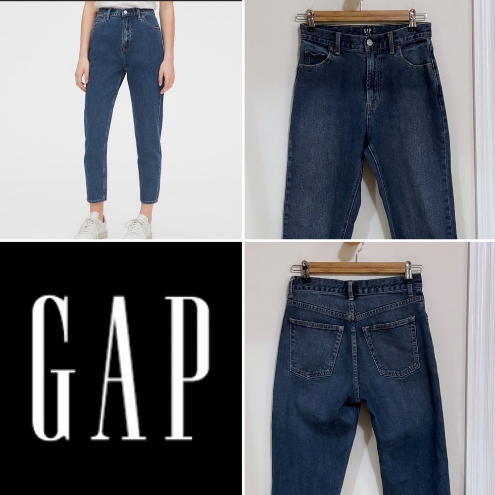 GAP 1969 Mom Jean in Dark Indigo  Sz 25R